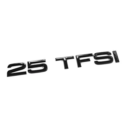Abbildung von 25 TFSI Schriftzug schwarz Tuning Exclusive Black Edition Heckklappe Emblem