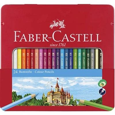 Abbildung von Faber Castell Buntstift 24 Buntstifte CLASSIC farbsortiert