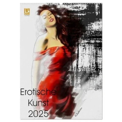 Abbildung von Erotische Kunst 2025 (Wandkalender DIN A2 hoch), CALVENDO Monatskalender