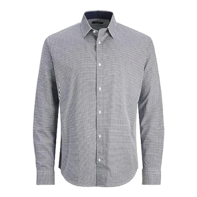Abbildung von Jack &amp; Jones Premium Jprblabelfast L S SN Hemd, Herren, Größe: Small, Navy blazer