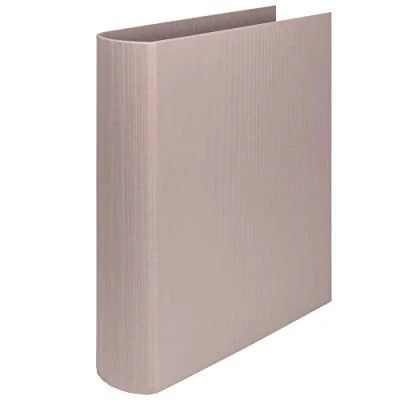 Abbildung von 3 x S.O.H.O. Ringbuch Taupe 4 Ringe für DIN A4 Füllhöhe 50mm