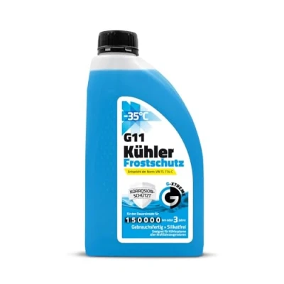 Abbildung von Gamix Hochwertige Autochemikalien Kühlerfrostschutz G11 Kühlflüssigkeit 3 Jahre bis 35C Gebrauchsfertig Kühlmittel Auto 1L (1L)