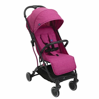Abbildung von CHICCO BUGGY TROLLEYme Sportwagen, der sich wie ein Trolley ziehen lässt. Zugelassen ab Geburt bis 15kg Körpergewicht. AURORA PINK
