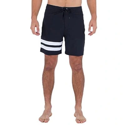 Abbildung von Hurley Herren Block Party 18&#039; Badeshorts f r Herren, Schwarz, 30 EU