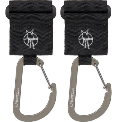 Abbildung von LÄSSIG Karabiner Kinderwagenbefestigung, schwarz, (Set, 2 St)