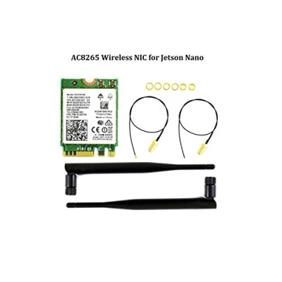 Abbildung von AC8265 Wireless NIC Dual Mode Card for Jetson Nano, Supports 2.4GHz / 5GHz Band WiFi and Bluetooth 4.2, 300Mbps 867Mbps, Support Linux, Windows 10/8.1/8/7