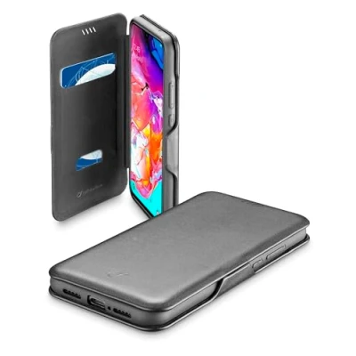 Abbildung von Cellularline Book Clutch Galaxy A71 Bookkoffer mit magnetischer Schwarzsicherheitsverschluss