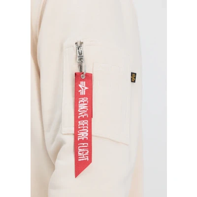 Abbildung von Alpha Industries Double Layer Sweater Sweatshirt für Herren Jet Stream White
