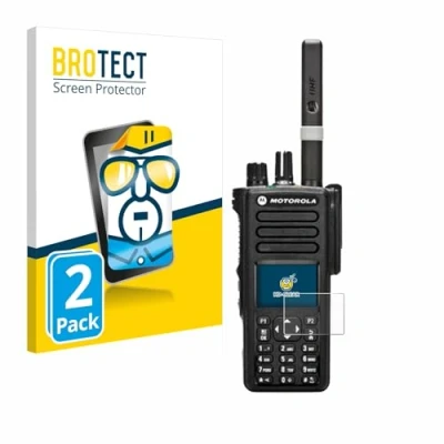Abbildung von BROTECT (2 Stück Schutzfolie für Motorola DP4800 Displayschutz Folie Ultra Klar