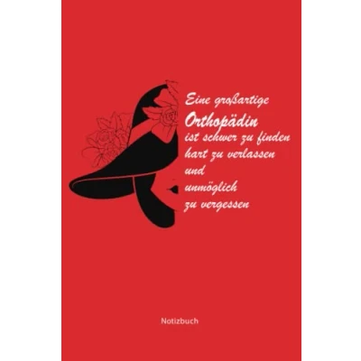 Abbildung von Geschenk für die Beste Orthopädin: A5 Notizbuch als eine Orthopädin /punktiert Geschenke zum GeburtstagWeihnachtsgeschenk Kollegin