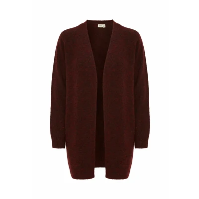 Abbildung von Fransa ANNY CAR 1 Strickjacke, Damen, Größe: Large, Tawny port melange
