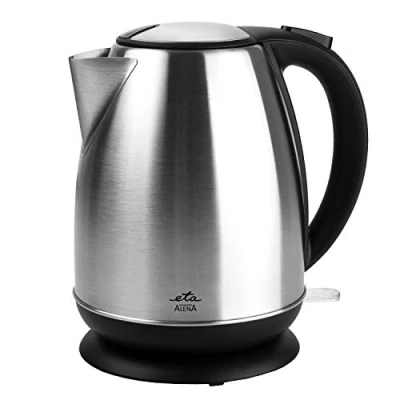 Abbildung von eta Wasserkocher &quot;ALENA ETA359090000&quot;, 1,7 l, 2200 W, Edelstahloptik, Kontaktsystem, Thermosicherung
