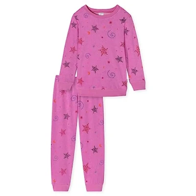Abbildung von Schiesser World Set Nachtwäsche für Kinder, Größe: 92, Pink