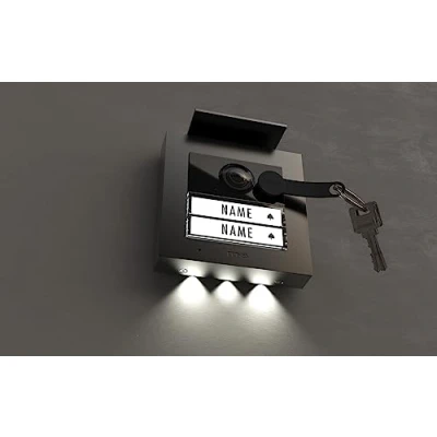 Abbildung von m e VDV 2020 A Vistadoor RFID Video Außenstation für Türsprechanlage 2 Familienhaus ALU anthrazit