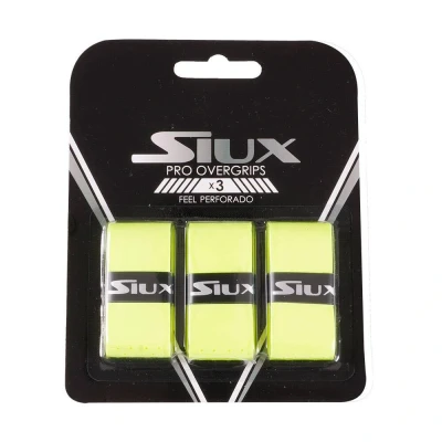 Abbildung von Siux Pro X3 Blister Overgrips In Neongelb Perforiert