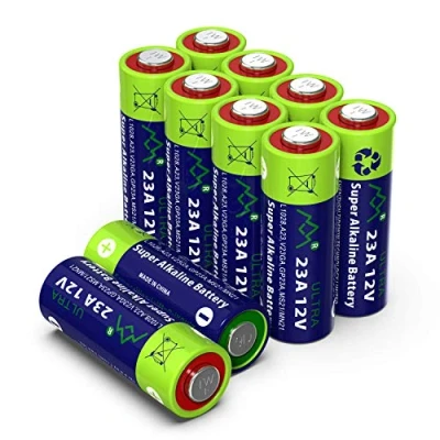 Abbildung von GutAlkaLi 10 Stück 23A 12V Batterie, A23S V23GA, MN21/23, L1028, A23 Alkaline Batterie 3 Jahre Lagerfähigkeit