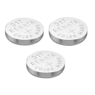 Abbildung von Renata 3 x 317 Schweizer Uhrenbatterie, Silberoxid, 1,5 V (SR516SW)