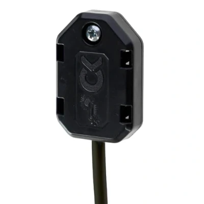 Abbildung von Kerbl SmartCoop Lufttemperatursensor, inklusive 100 cm Anschlusskabel, geeignet für Stallbelüftung, Temperatursensor, 70624