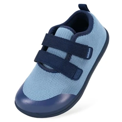 Abbildung von IceUnicorn Barfuß Sneaker Jungen Mädchen Berite Schuhe Kinder Barfußschuhe Minimalistische Hausschuhe(Blau, 30EU Weit)