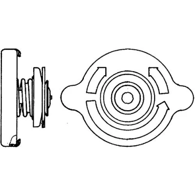 Abbildung von MAHLE ORIGINAL CRB 17 000P Verschlußdeckel, Kühler