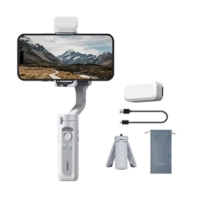 Abbildung von hohem iSteady XE Smartphone Gimbal,3 Achsen Stabilisierung mit Stativ für Videoaufnahmen integrierter Vlog Gimbal,YouTube &amp; TikTok Videos Fülllicht