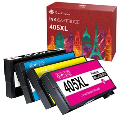 Abbildung von Toner Kingdom 405 XL Tintenpatrone Kompatibel für Epson 405XL Workforce Pro WF 3820DWF 3825DWF 4820DWF 4825DWF 4830DTWF 7310DTW 7830DTWF 7835DTWF 7840DTWF