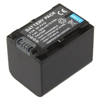 Abbildung von Premium Ersatzakku für den Sony FDR AX53 / Ultra HD Camcorder Akku NP FV70 (1600mAh) inkl. PATONA Displaypad