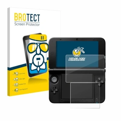Abbildung von BROTECT Schutzglas für Nintendo 3DS XL SPM7800 Schutzfolie Panzer Folie Glas [Extrem Kratzfest 9H, Anti Fingerprint, Ultra Transparent]