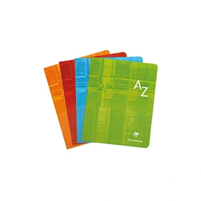 Abbildung von Clairefontaine 63748AMZC Set mit 2 Vokalbelheften, 48 Blatt, 17 x 22cm, 90g, französische Lineatur, 1 Set, farbig sortiert