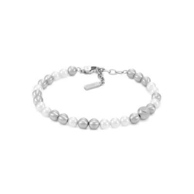 Abbildung von Emporio Armani Iconic Trend Armband, Herren, Größe: One Size, Silver