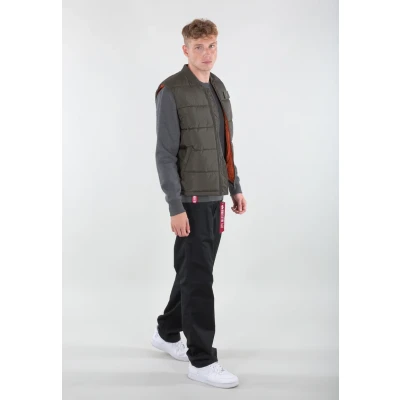 Abbildung von Alpha Industries LW Weste, Herren, Größe: Small, Dark olive