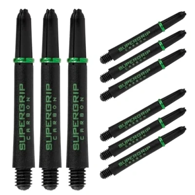 Abbildung von Harrows Dartpfeile 3 Sets Carbon ST Dartschäfte insgesamt 9 erhältlich in Größen robuster Verbundstoff Midi Grün