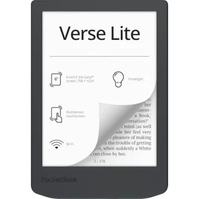 Abbildung von PocketBook E Book Reader Verse Lite Midnight Grey (dunkelgrau)