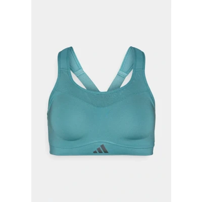 Abbildung von adidas Performance BRA Sportbh mit starker Stützkraft, Damen, Größe: SxA B, Preloved teal