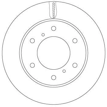Abbildung von TRW DF6735 Bremsscheibe 294 28 6 140 Belüftet lackiert MITSUBISHI: L200 / Triton IV Pickup, V Pickup