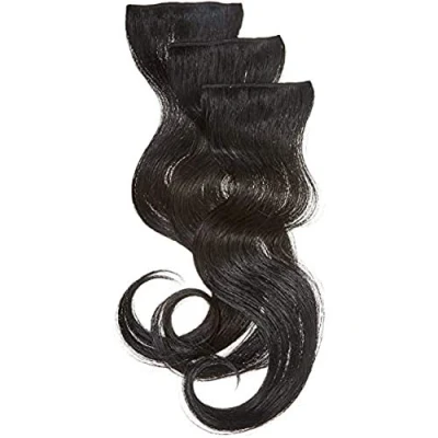 Abbildung von Balmain Double Hair Extensions Human Echthaar 3 Stück Nuance 1 Länge 40 Cm