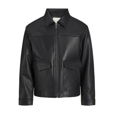 Abbildung von Jack &amp; Jones Premium Jprccwallace Lederjacke, Herren, Größe: Large, Black