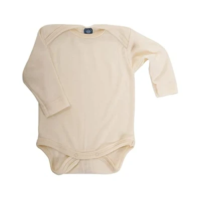 Abbildung von Cosilana, Baby Body Langarm, 70% Wolle, 30% Seide (Natur, 98 104)