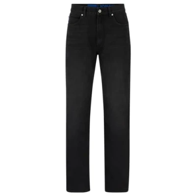 Abbildung von HUGO Jonah Jeans Straight Leg, Herren, Größe: 29x32, Dark grey