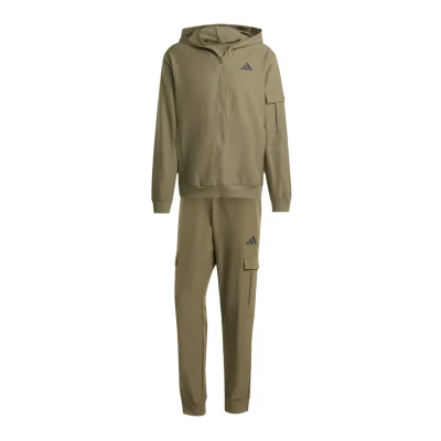 Abbildung von adidas Sportswear SET Trainingsanzug, Herren, Größe: XS, Olive strata