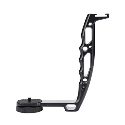 Abbildung von Bewinner Tragbarer Einhandgriff Aluminiumlegierung L Halterung Erweiterter Gimbariffgriff für Crane 2 Ronin S Gimbal Handheld Stabilisatorarm Desk Mount Stand