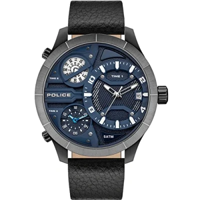 Abbildung von Police Bushmaster Chronograph, Herren, Größe: One Size, Blau