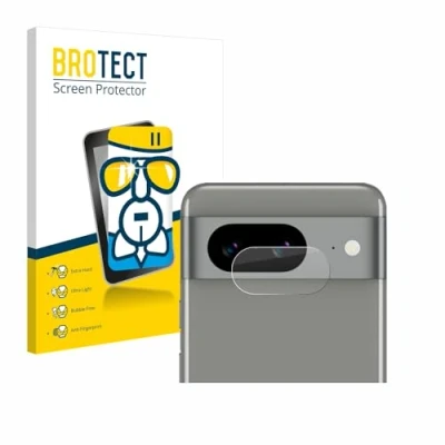 Abbildung von BROTECT Schutzglas für Google Pixel 8 (NUR Kameraschutz) Schutzfolie Panzer Folie Glas [Extrem Kratzfest 9H, Anti Fingerprint, Ultra Transparent]