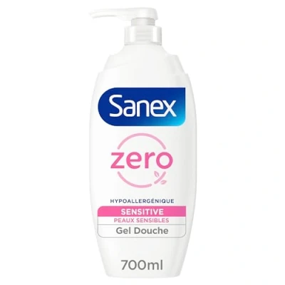 Abbildung von Sanex Duschgelpumpe Zero Sensitive Pumpe für empfindliche Haut ohne Seife 700 ml