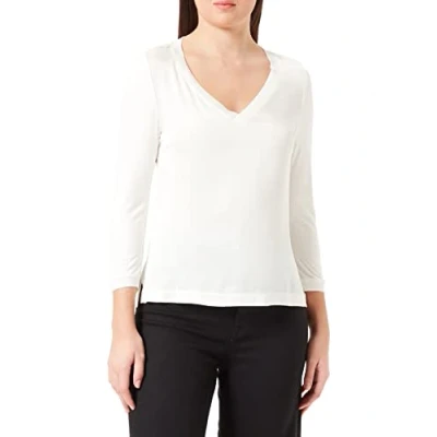 Abbildung von s.Oliver BLACK LABEL Damen T shirt Shirt, Weiß, 40 EU
