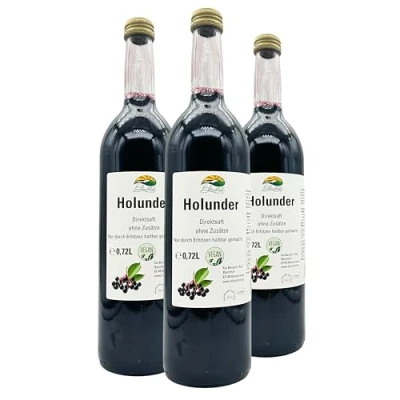 Abbildung von BLEICHHOF® Holundersaft Direktsaft, vegan (3x0,72l)