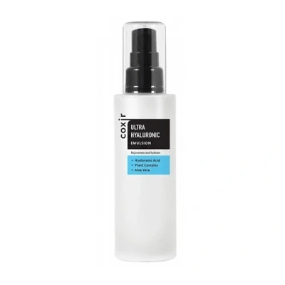 Abbildung von COXIR ultra hyaluron emulsion (100ml /3.38 fl.oz.) hyaluronsäure intensives licht gewicht feuchtigkeitscreme für trockene und dehydrierte haut