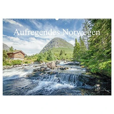 Abbildung von Aufregendes Norwegen (Wandkalender 2025 DIN A2 quer), CALVENDO Monatskalender