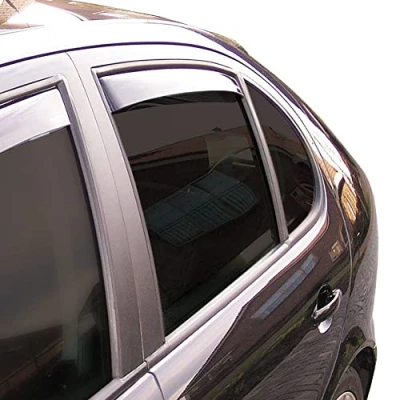 Abbildung von ClimAir Car Comfort Windabweiser Master Schwarz (Hinten) kompatibel mit BMW 2er (U06) Active Tourer 2021