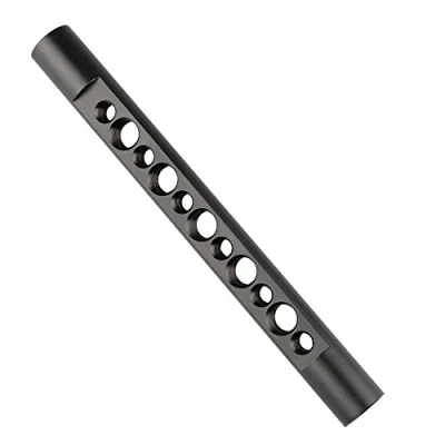 Abbildung von CAMVATE 15 mm Käse Rod mit 1/4&quot; 20 und 3/8&quot; 16 Gewinde Loch für DSLR Rigs Kamera Video Käfig(Länge: 145mm)